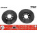 Disco de freno delantero DF4205 TRW, Miniatura 2