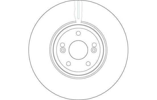 Disco de freno delantero DF4231S TRW, Imagen 2