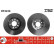 Disco de freno delantero DF4246 TRW, Miniatura 3