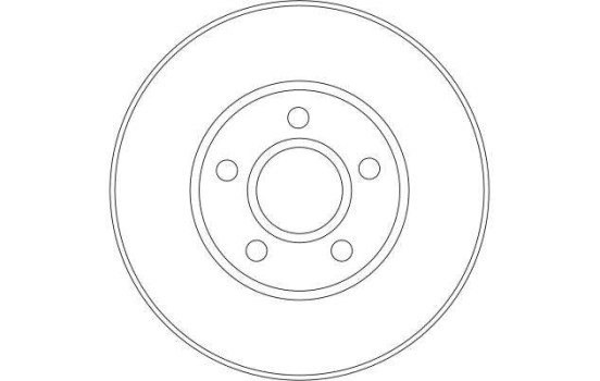 Disco de freno delantero DF4277 TRW, Imagen 4