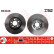 Disco de freno delantero DF4339 TRW