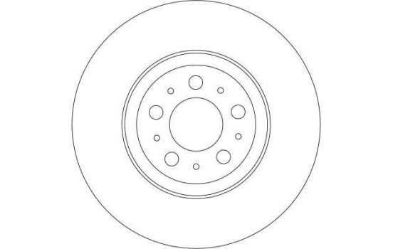 Disco de freno delantero DF4339 TRW, Imagen 3