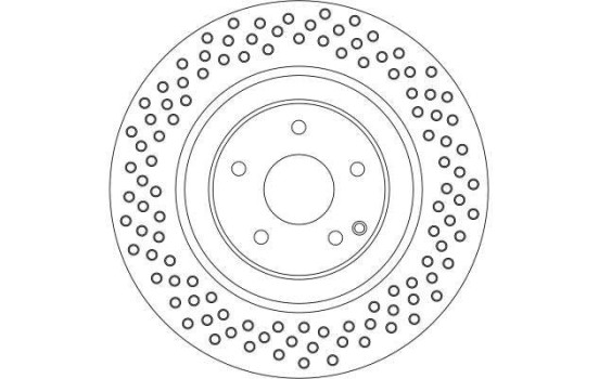 Disco de freno delantero DF4341S TRW, Imagen 4