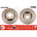 Disco de freno delantero DF4349S TRW