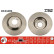 Disco de freno delantero DF4349S TRW, Miniatura 2