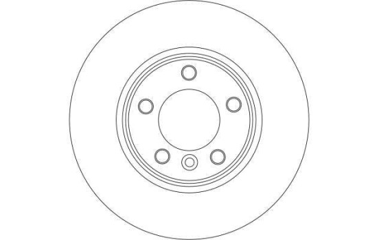 Disco de freno delantero DF4359 TRW, Imagen 3