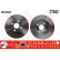 Disco de freno delantero DF4367 TRW