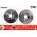 Disco de freno delantero DF4383 TRW