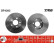 Disco de freno delantero DF4383 TRW, Miniatura 2