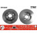 Disco de freno delantero DF4469 TRW, Miniatura 2