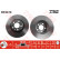 Disco de freno delantero DF4470 TRW