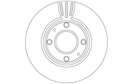 Disco de freno delantero DF4496 TRW, Imagen 3