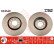 Disco de freno delantero DF4549 TRW