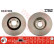 Disco de freno delantero DF4748S TRW