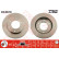 Disco de freno delantero DF4870 TRW