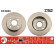 Disco de freno delantero DF4884 TRW