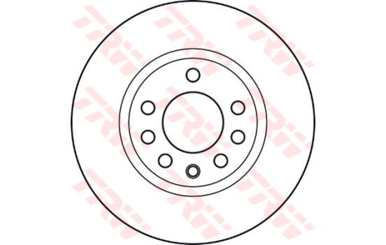 Disco de freno delantero DF4936 TRW, Imagen 2