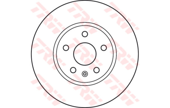 Disco de freno delantero DF4996S TRW, Imagen 2