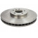 Disco de freno delantero DF6001S TRW