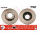Disco de freno DF1826 TRW
