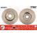 Disco de freno DF4871 TRW