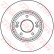 Disco de freno DF6108S TRW