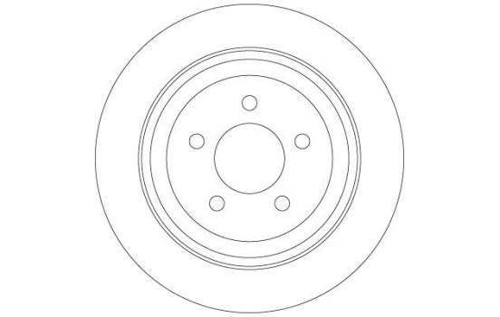 Disco de freno DF6341 TRW, Imagen 2