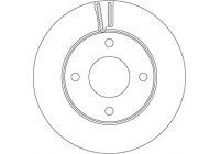 Disco de freno DF6417 TRW