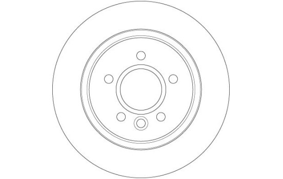 Disco de freno DF6535 TRW, Imagen 2