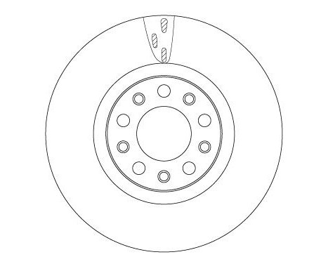 Disco de freno DF6590S TRW