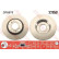 Disco de freno DF6670 TRW