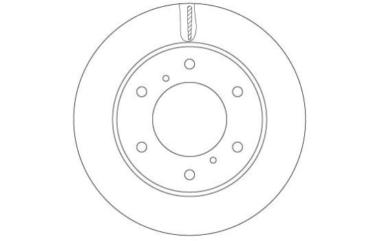 Disco de freno DF6735 TRW, Imagen 2