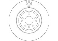 Disco de freno DF6833S TRW