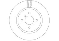 Disco de freno DF6912 TRW