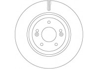 Disco de freno DF7592 TRW