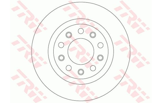 Disco de freno DF8070 TRW, Imagen 2