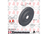 Disco de freno DISCO DE FRENO DEPORTIVO Z 590.2854.52 Zimmermann
