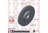 Disco de freno FORMULA S 400.5578.30 Zimmermann