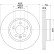Disco de freno PRO Alto Carbono 8DD 355 135-011 Hella
