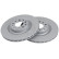 Disco de freno recubierto 18582 ABS