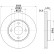 Disco de freno recubierto 51026PRO 8DD 355 103-371 Hella