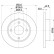 Disco de freno recubierto 51034PRO 8DD 355 104-631 Hella