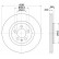 Disco de freno recubierto 53954PRO 8DD 355 105-381 Hella