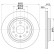 Disco de freno recubierto 54184PRO 8DD 355 109-191 Hella