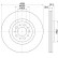 Disco de freno recubierto 54451PRO 8DD 355 118-751 Hella