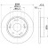 Disco de freno recubierto 54643PRO 8DD 355 118-991 Hella