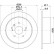 Disco de freno recubierto 54716PRO 8DD 355 114-991 Hella
