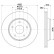 Disco de freno recubierto 55533PRO 8DD 355 119-191 Hella
