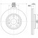 Disco de freno recubierto 55579PRO 8DD 355 119-691 Hella