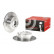 Disco de freno trasero 08.1395.40 Brembo, Miniatura 3
